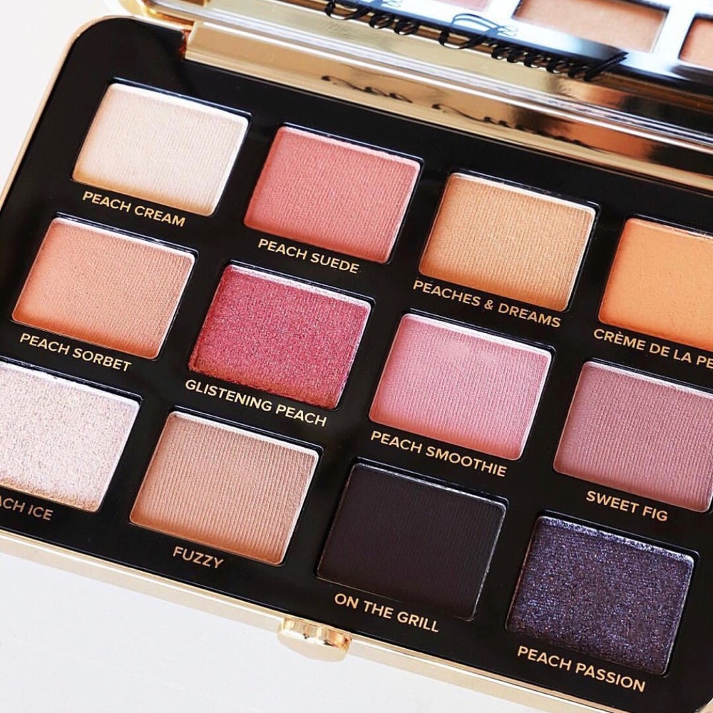 🍑NEW Too Faced WHITE PEACH Eyeshadow Palette - Picture 7 of 8